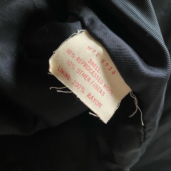 VINTAGE 1960s Lordstown Cheerleader Red Blue Letterman Jacket Delong - Picture 11 of 11